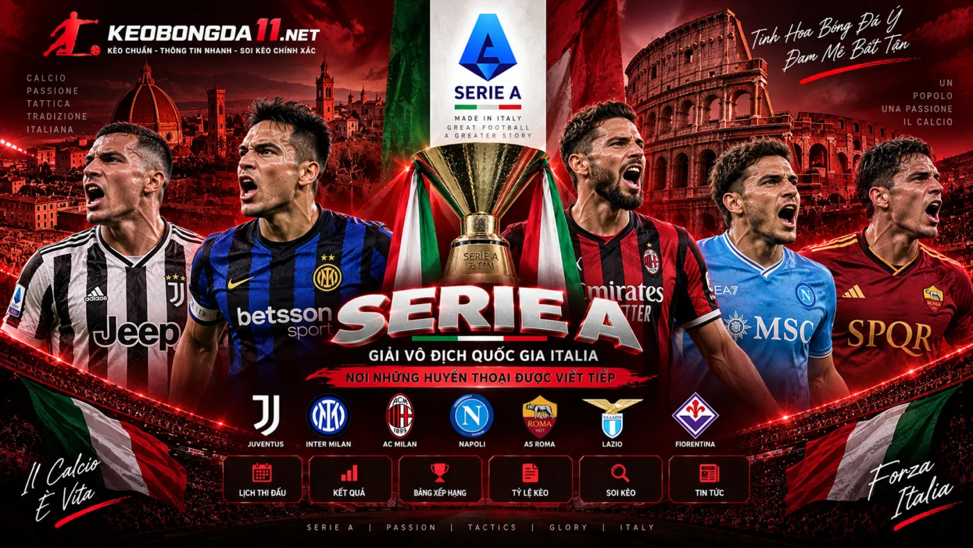 Serie A – Giải Vô Địch Quốc Gia Italia